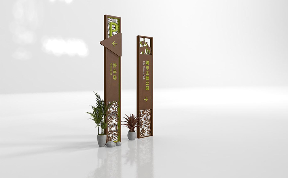 方向指引立牌